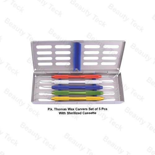 P.K THOMAS WAX CARVERS (SET OF 5 PCS ) STERILIZED CASSETTE