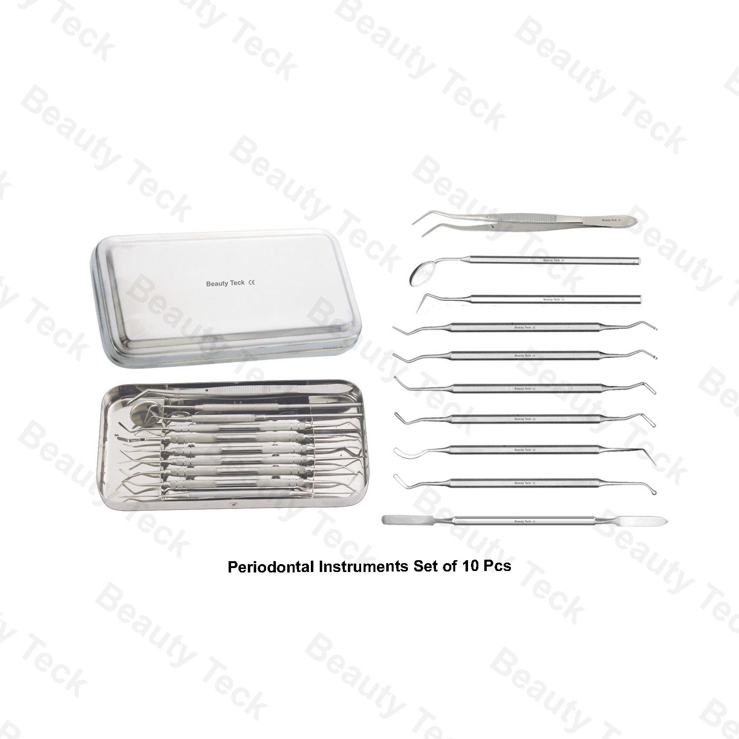PERIODONTAL INSTRUMENTS SET OF 10 PCS