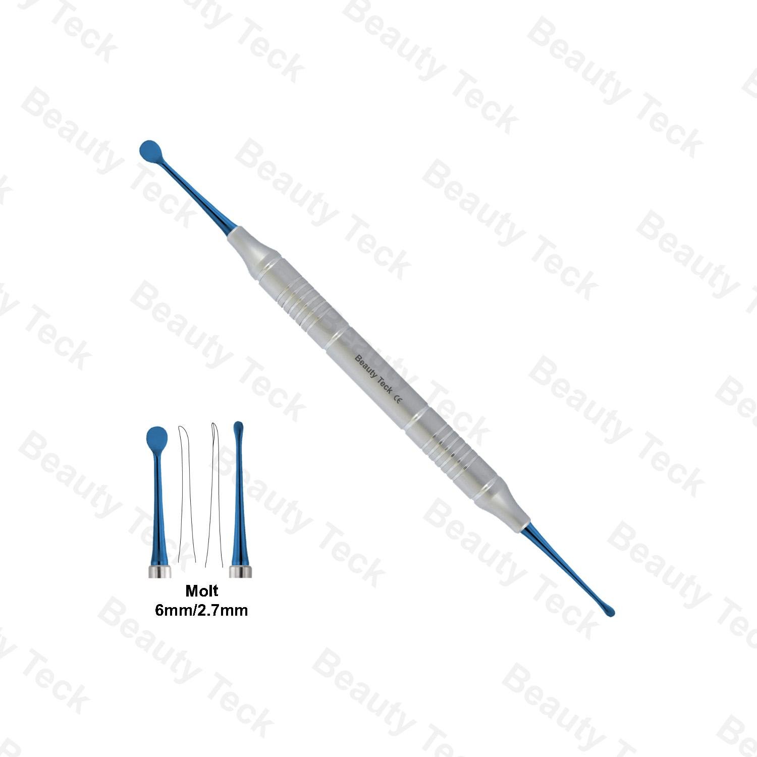 PERIOSTEAL ELEVATOR MOLT BLUE PLASMA COATING