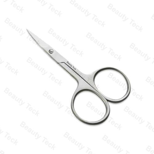 Professional Nail Scissors (Fix Screw, Mirror/Satin) Curved: BTB2-1277