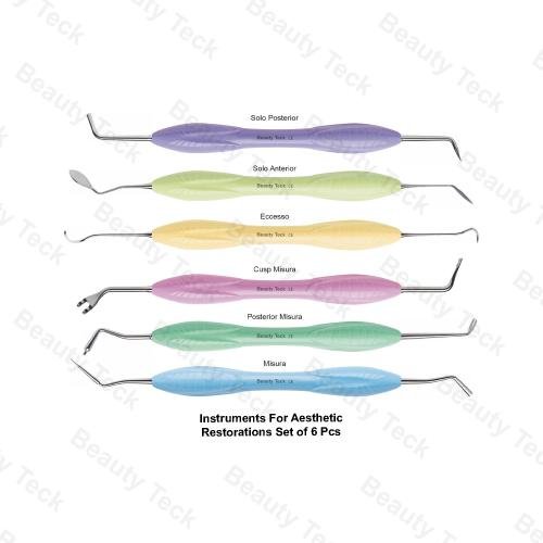 RESTORATION INSTRUMENT FOR AESTHETIC SET OF 6 PCS
