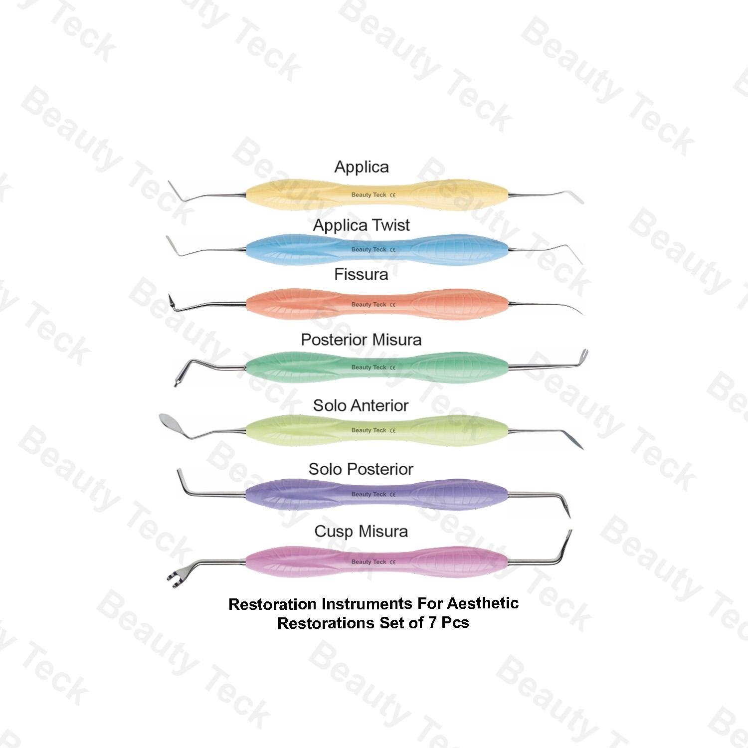 RESTORATION INSTRUMENT FOR AESTHETIC SET OF 7 PCS