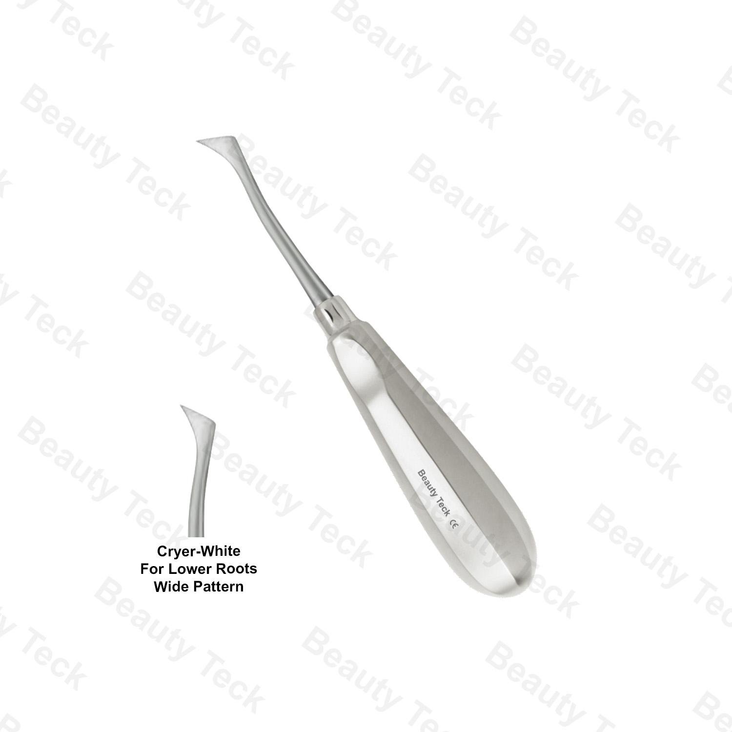 Root Elevator Cryer-White (Wide Pattern for Lower Roots) Right