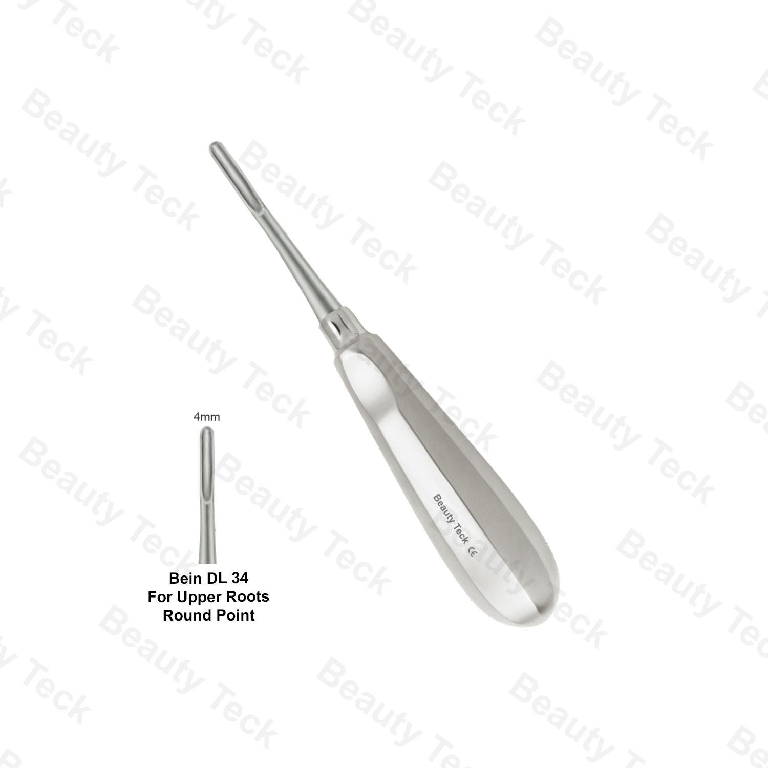 Root Elevator DL 34 Bein (Round Point for Upper Roots)