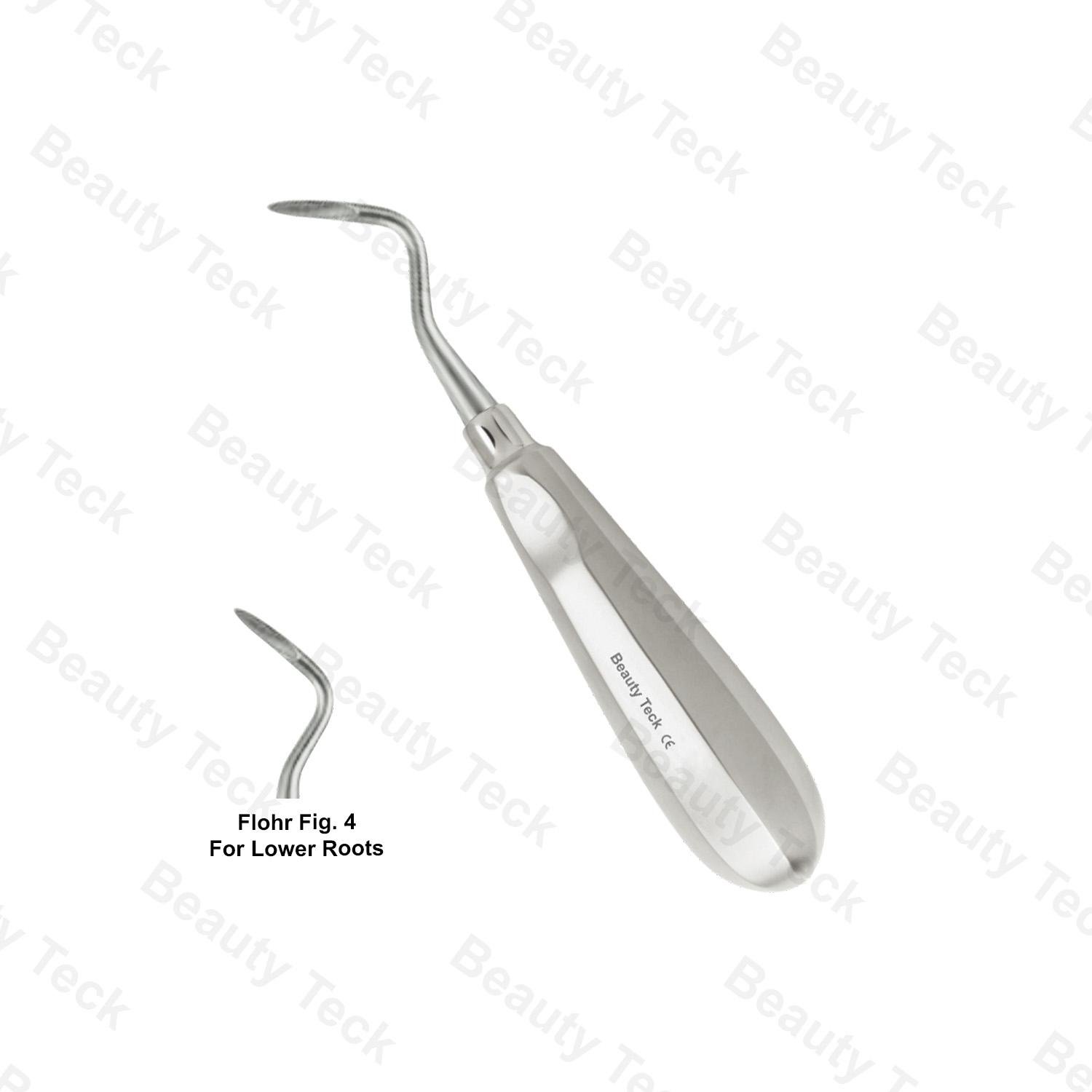 Root Elevator Flohr (Fig. 4, Right for Lower Roots)