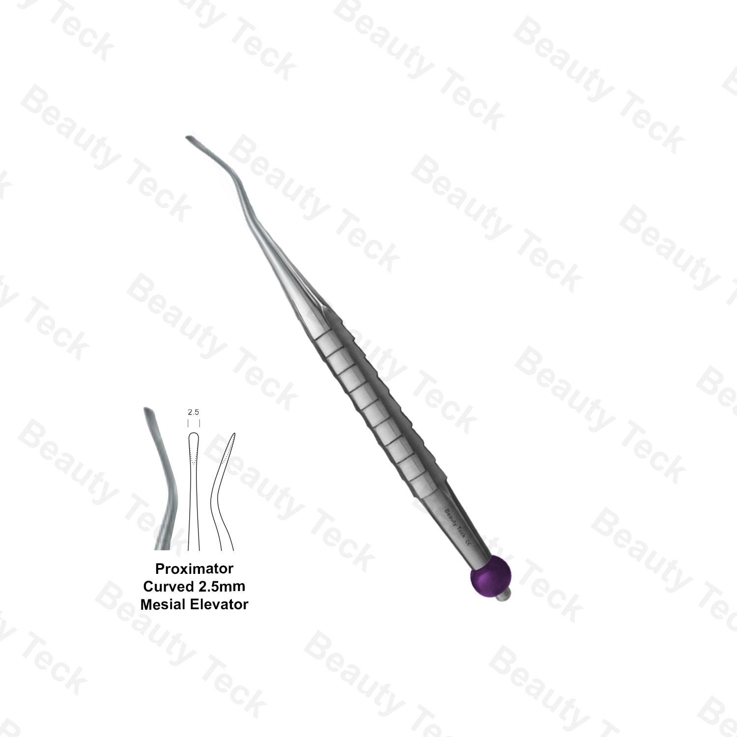Root Elevator Proximator (2.5mm, Curved Mesial)