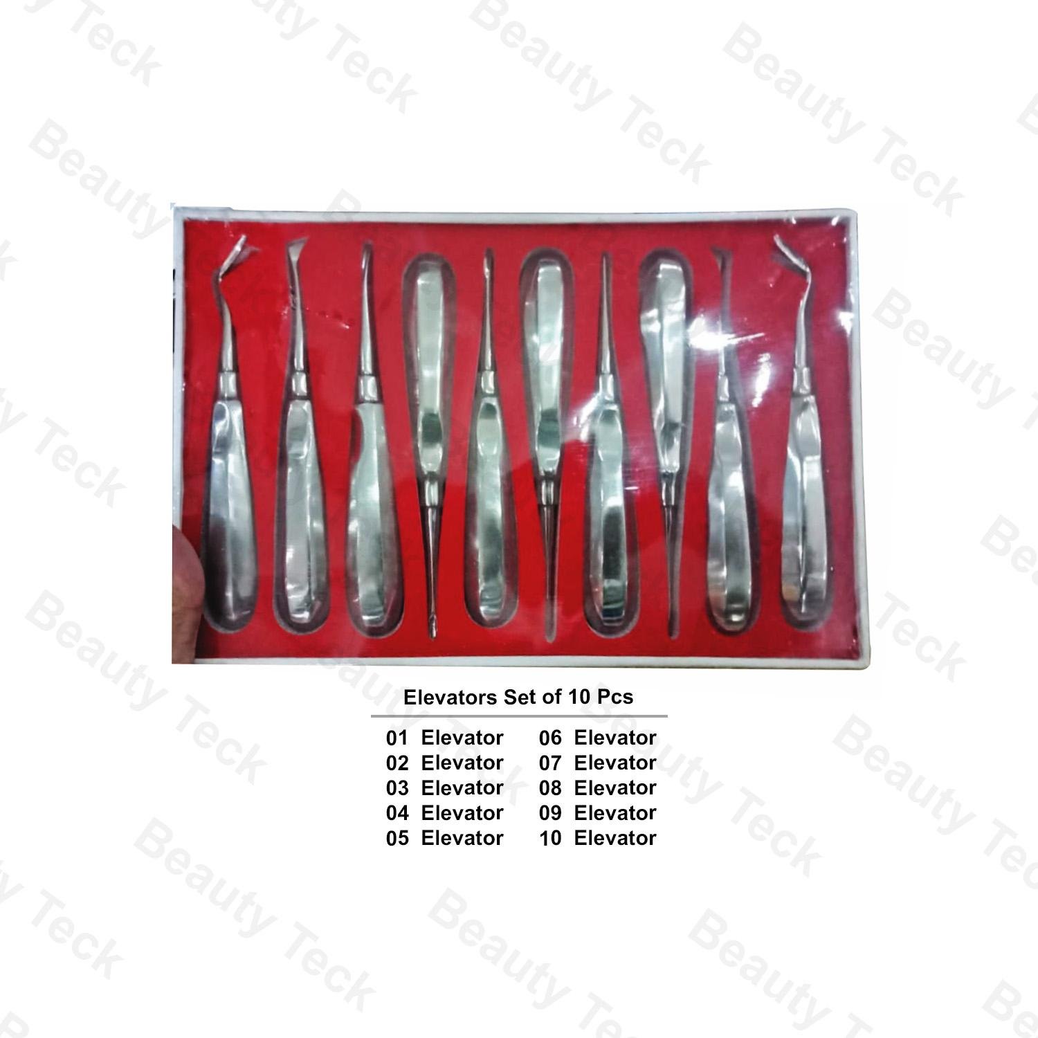 Root Elevators (Set of 10 Pcs) Box Case