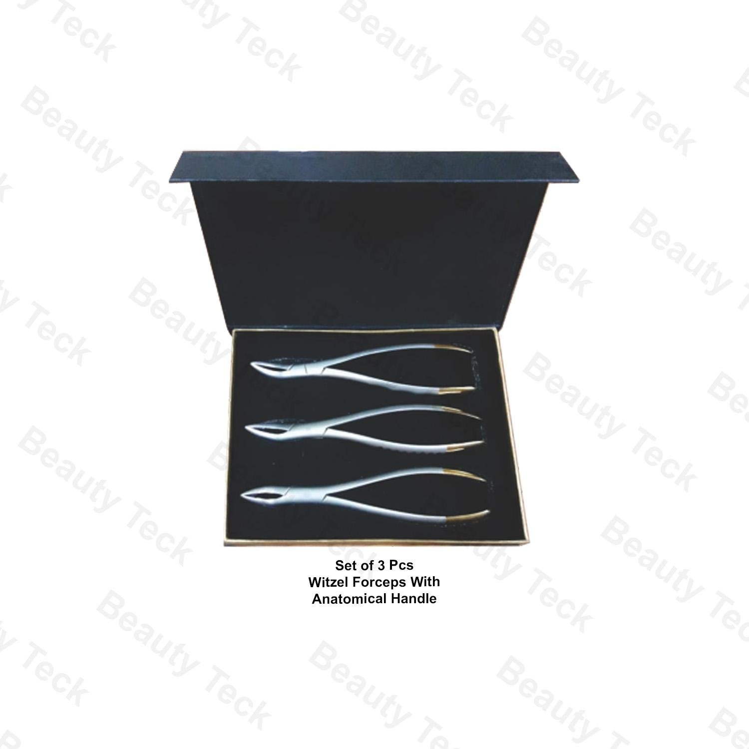 ROOT FRAGMENT FORCEP ( WIZTEL FORCEPS WITH ANATOMICAL HANDLE SET OF 3 PCS)