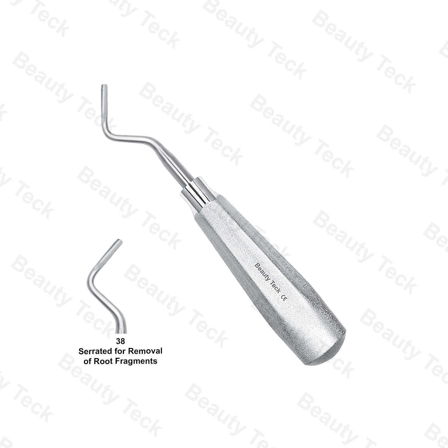 ROOTS ELEVATORS  #38   (SERRATED) (FOR REMOVAL OF ROOT FRAGMENTS)
