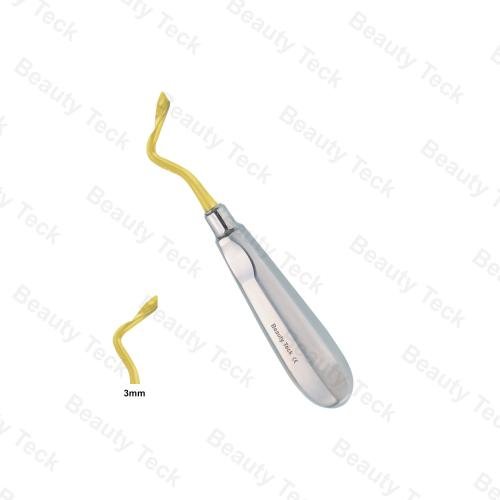 ROOTS PICK ELEVATOR WITH GOLD FLEXIBLE POINT (3MM LEFT)