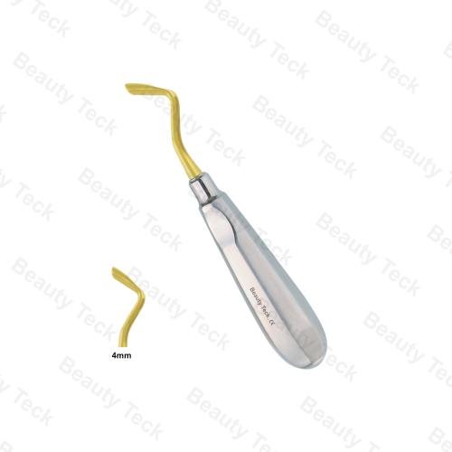 ROOTS PICK ELEVATOR WITH GOLD FLEXIBLE POINTS (4MM RIGHT)