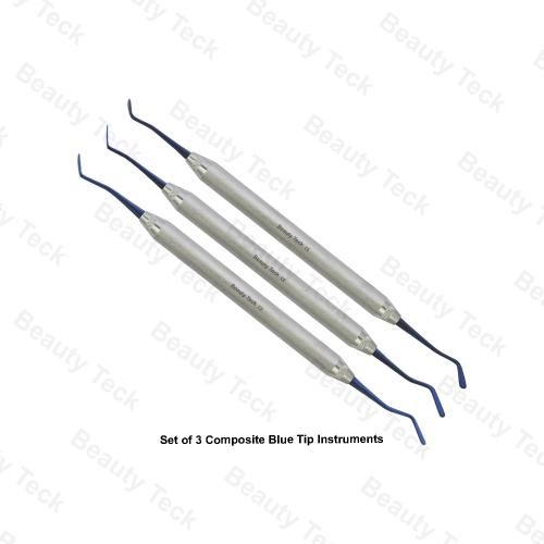 SET OF 3 COMPOSITE BLUE TIP INSTRUMENT