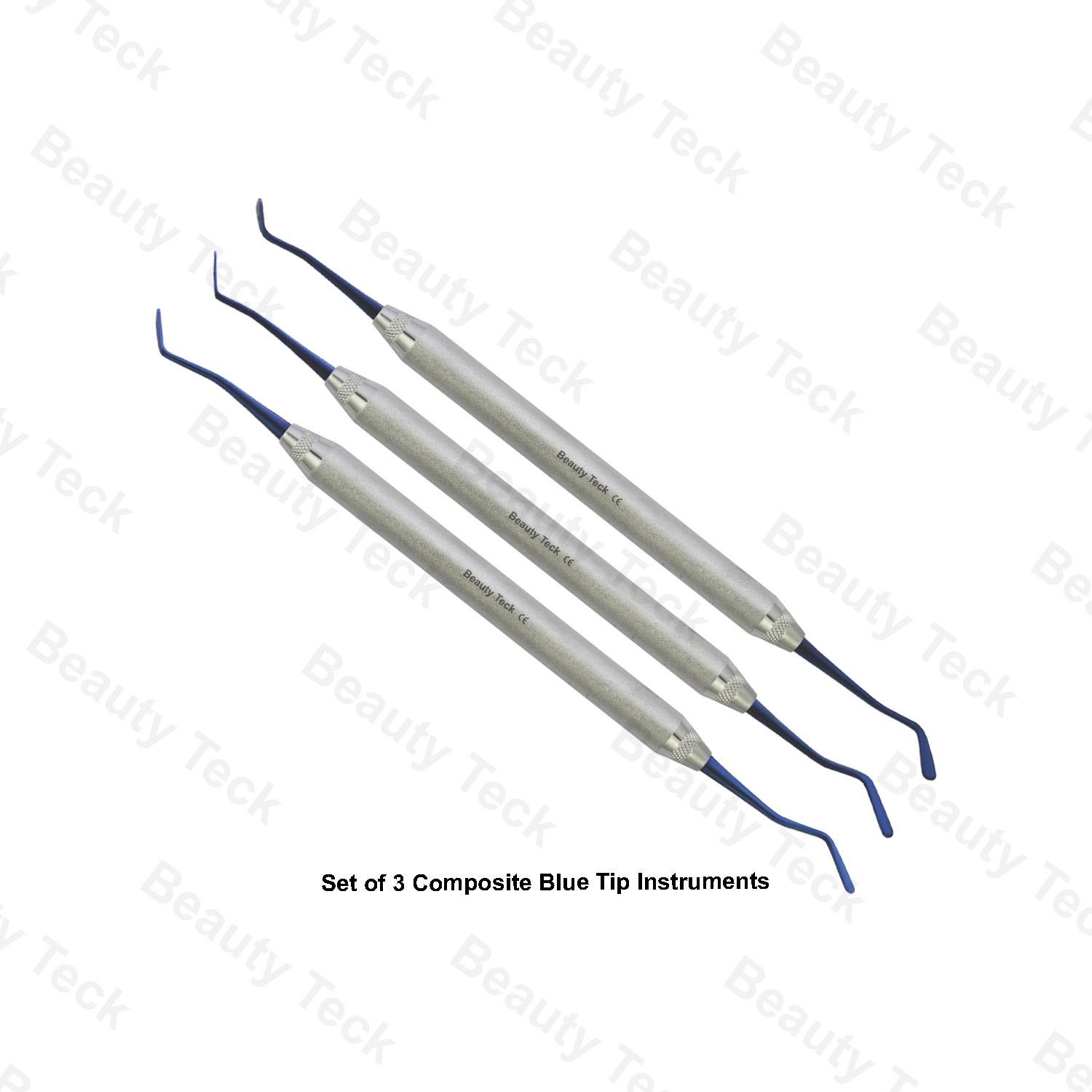 SET OF 3 COMPOSITE BLUE TIP INSTRUMENT