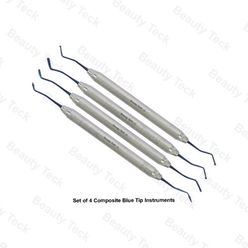 SET OF 4 COMPOSITE BLUE TIP INSTRUMENT