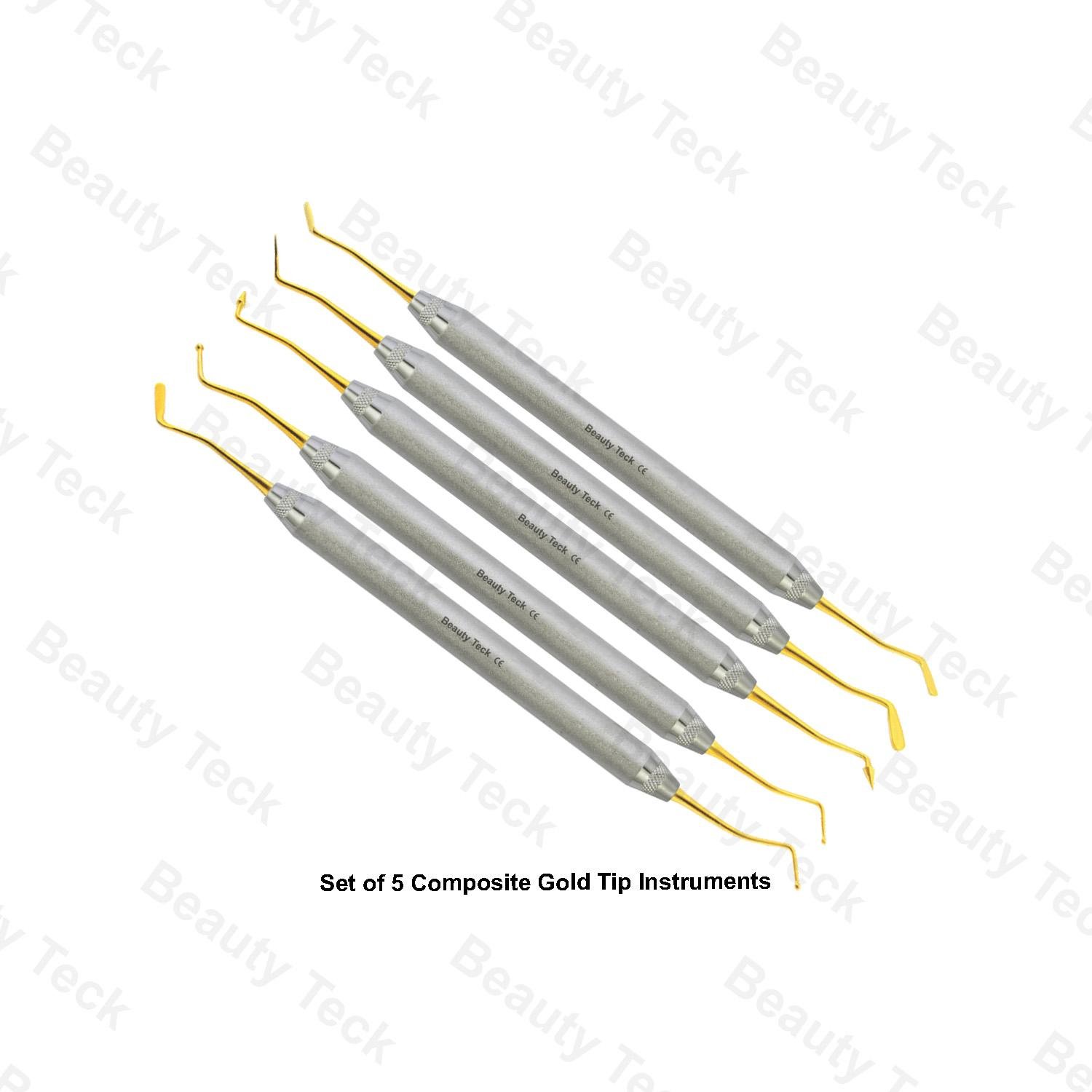 SET OF 5 COMPOSITE GOLD TIP INSTRUMENT