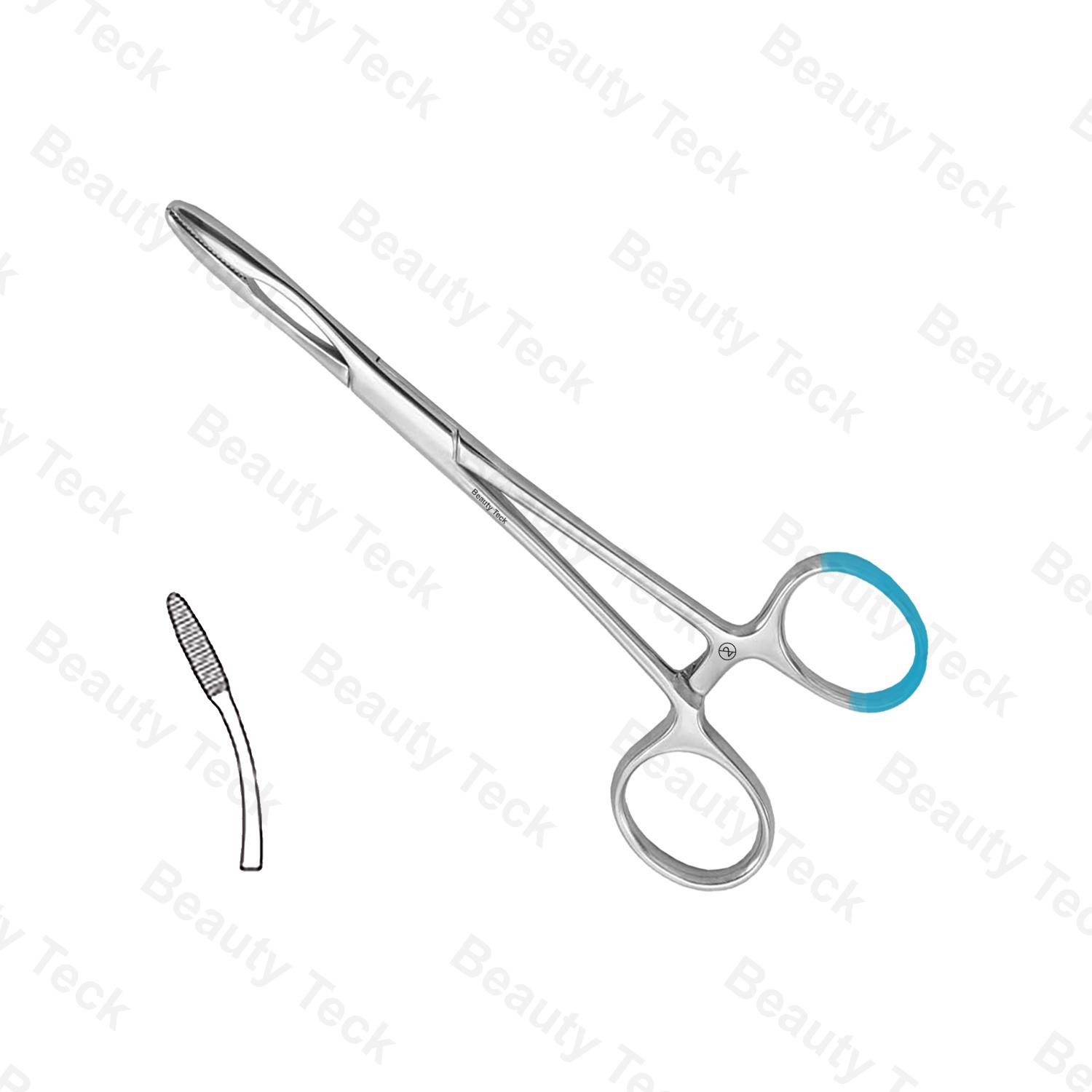 Single Use Dressing Forceps Curved