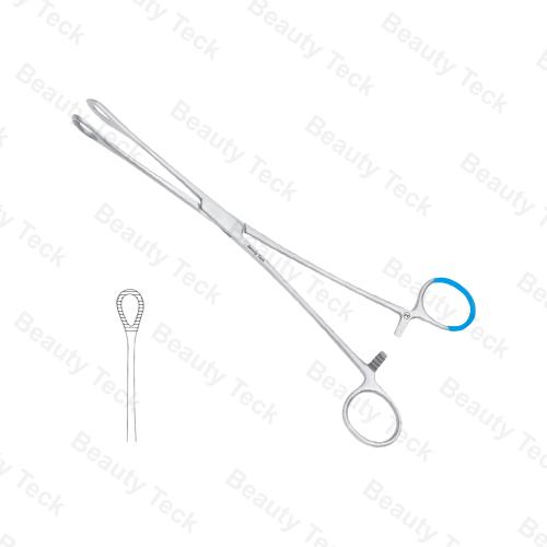 Single Use Foerster Dressing Sponge Holding Forceps  Straight