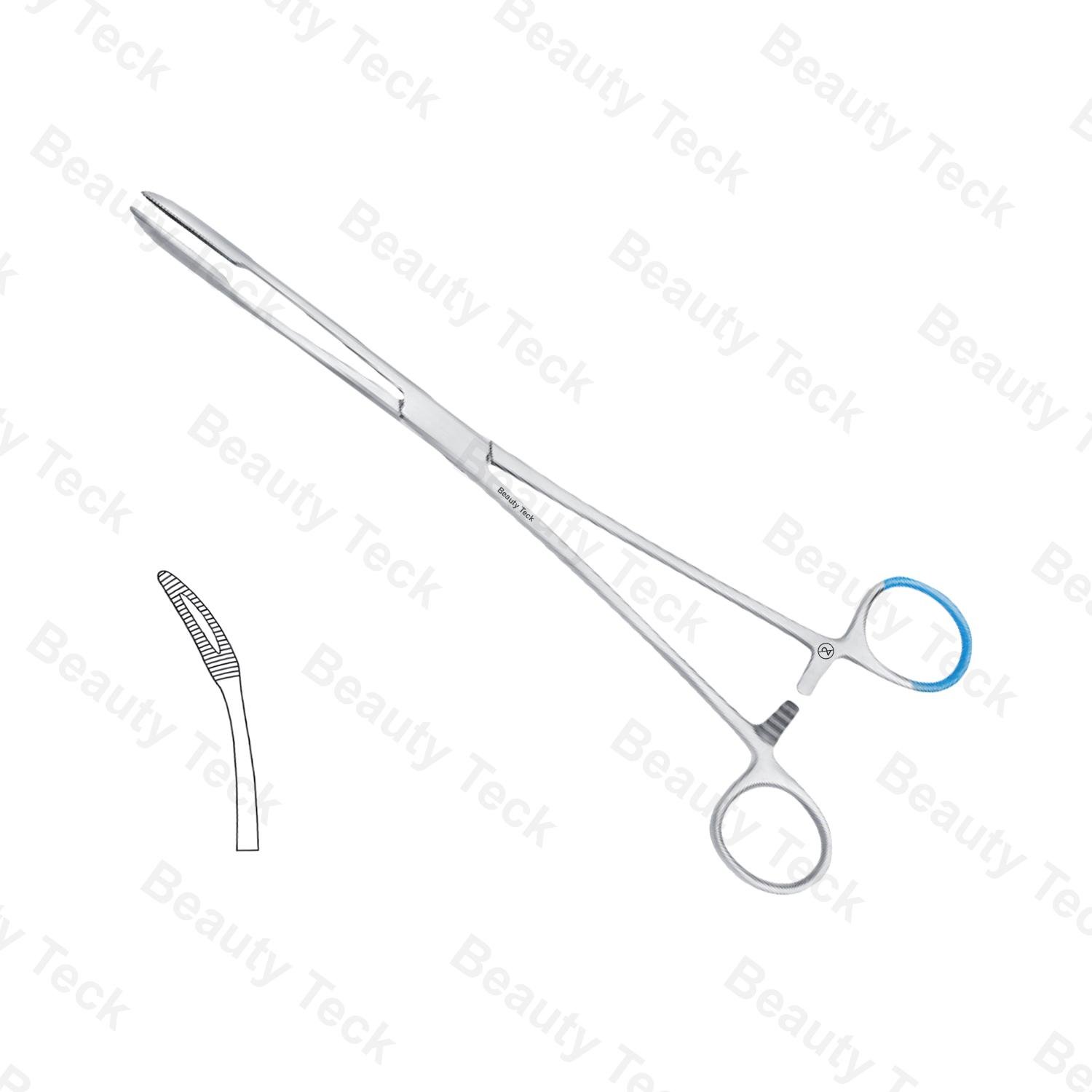 Single Use Gross Maier Sponge  Forceps Curved