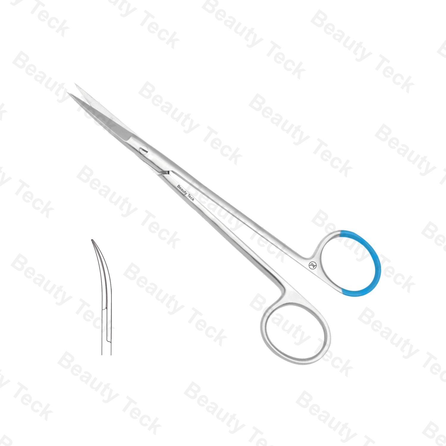 Single-Use Kelly Delicate Scissors Curved