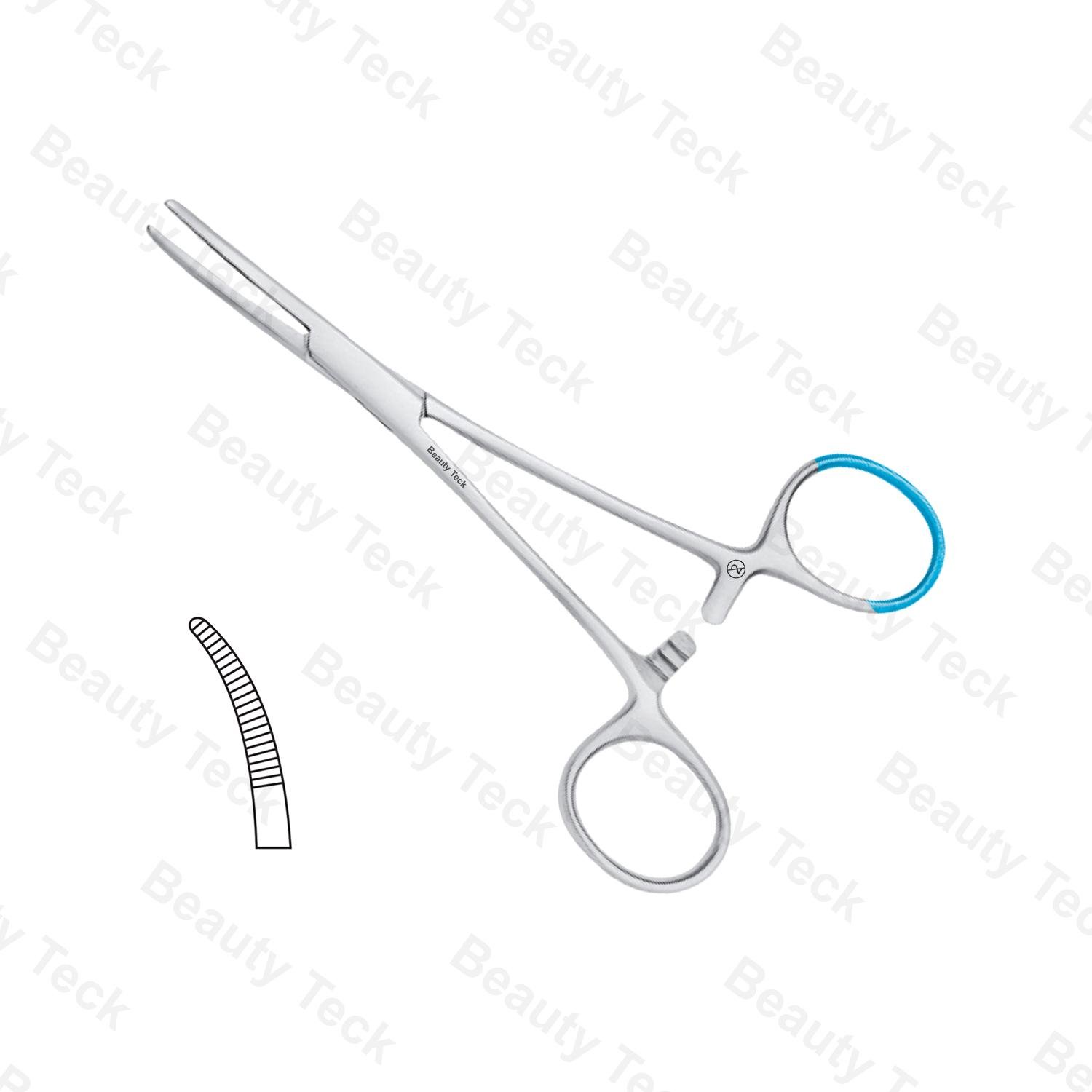 Single Use Kelly Forceps Curved