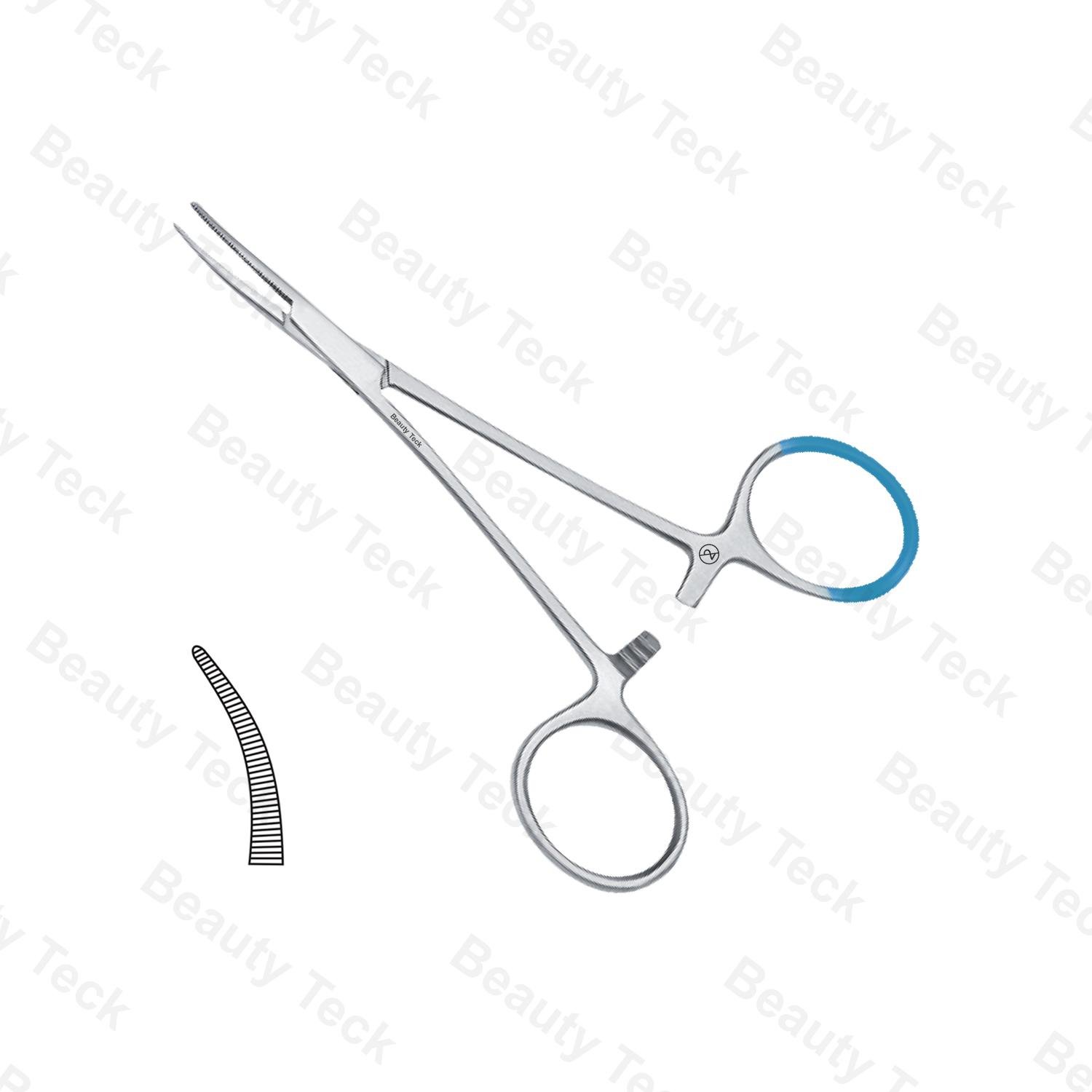 Single Use Micro Mosquito Forceps Curved