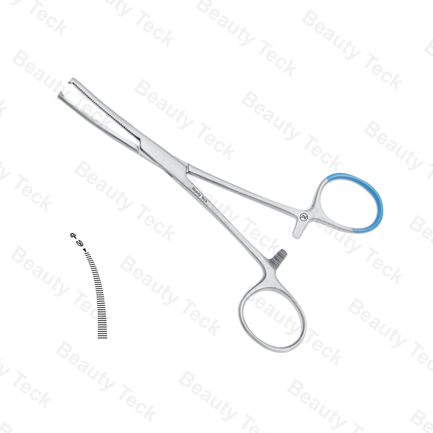 Single use Pean Kocher Forceps Curved