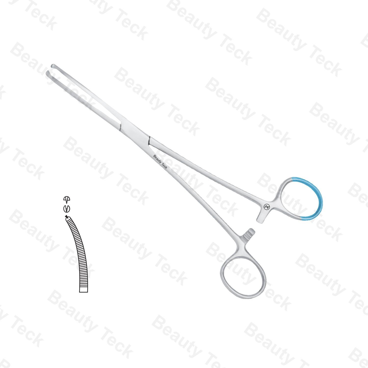 Single Use Rochester Ochsner Kocher Forceps Curved