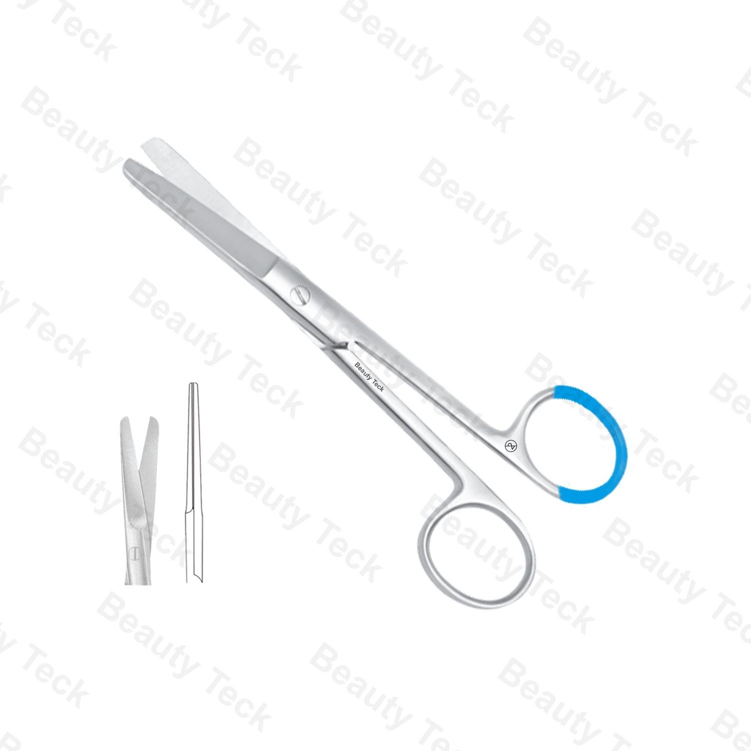 Single Use Surgical Scissors Blunt/Blunt Straight