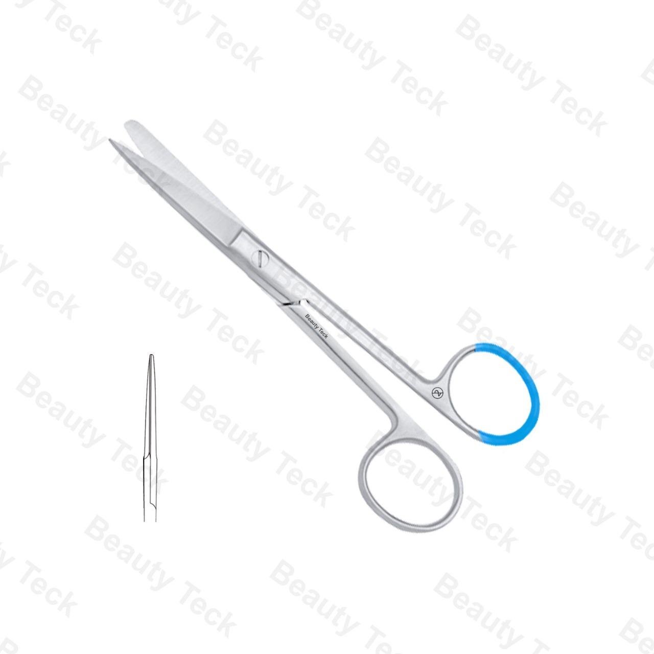 Single Use Surgical Scissors Straight Sharp/Blunt