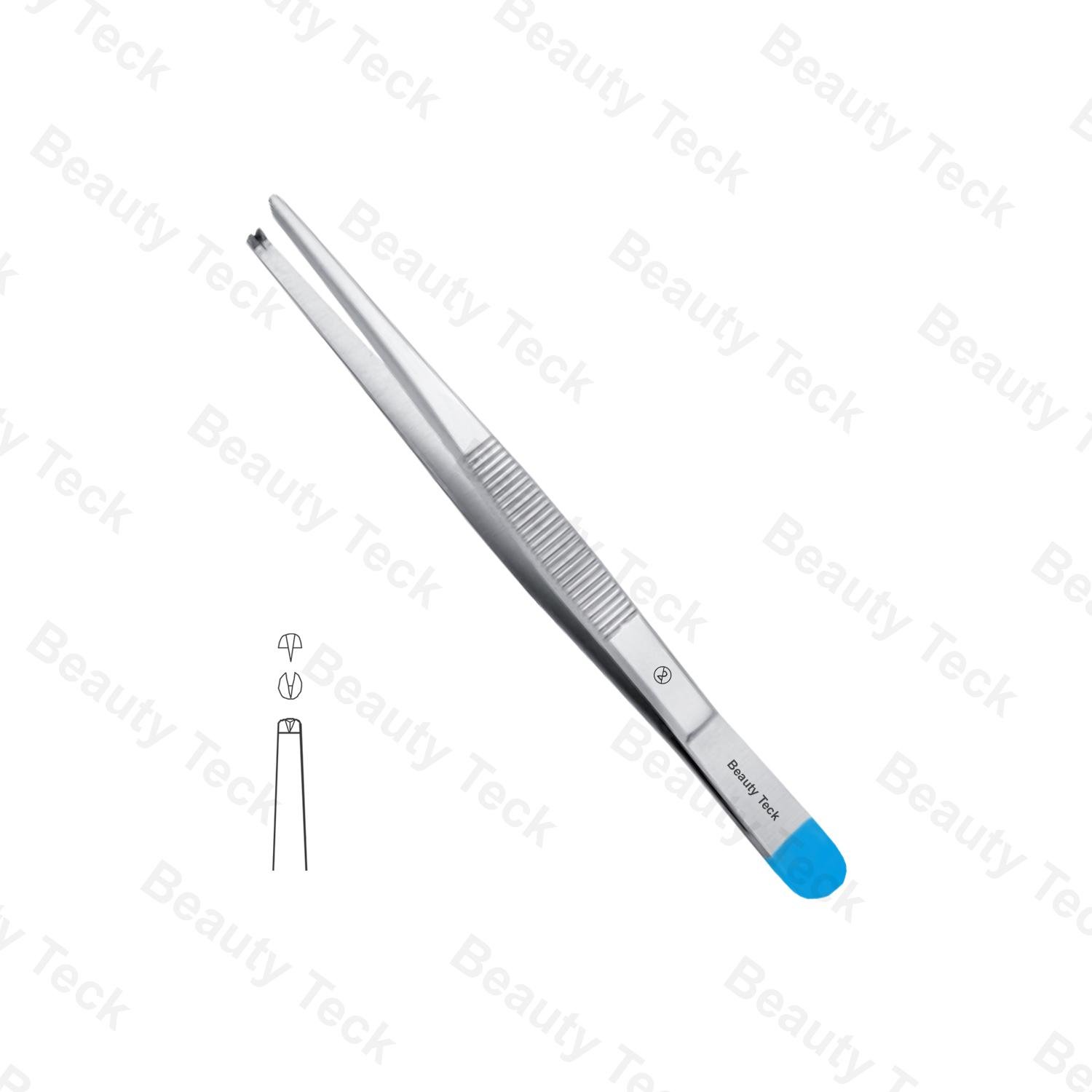 Single-Use Tissue Forceps 1x2 Teeth Medium