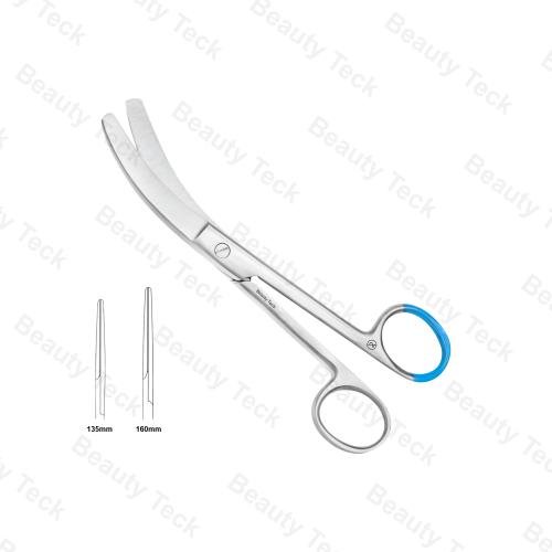 Single Use Umbilical Cord Scissors(Busch) Scissors Sidewards Curved