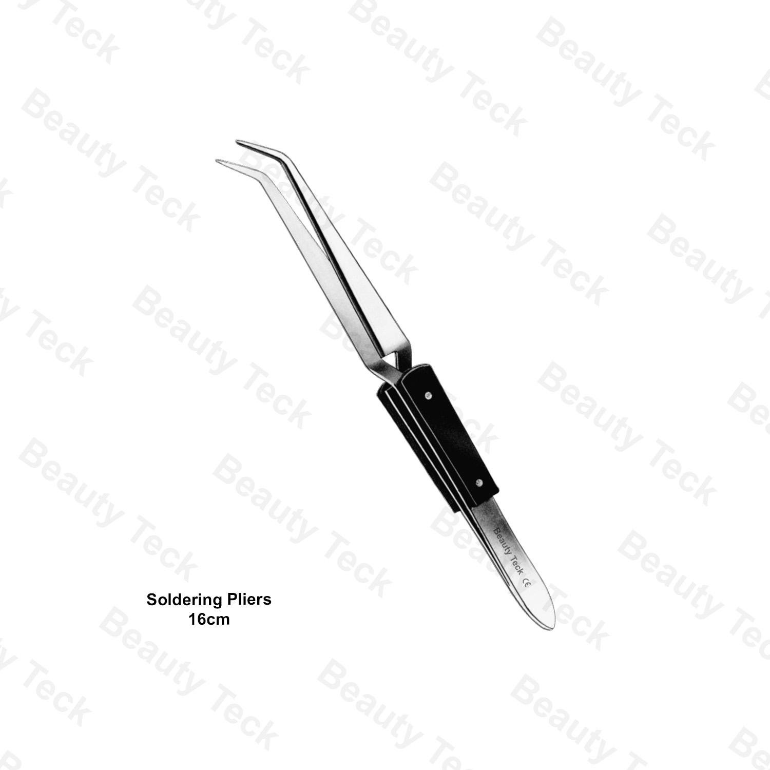 SOLDERING TWEEZER (16cm) ANGLED