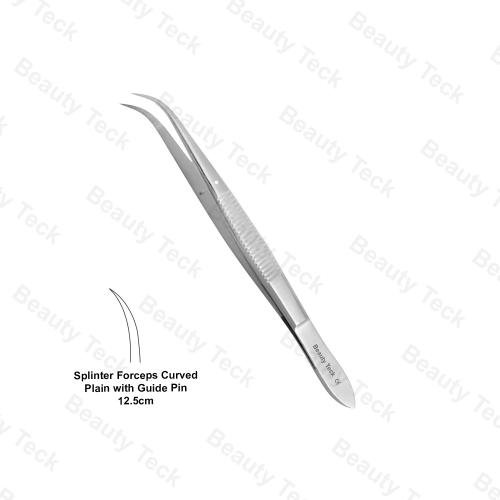 SPLINTER FORCEPS (12.5cm) CURVED PLAIN