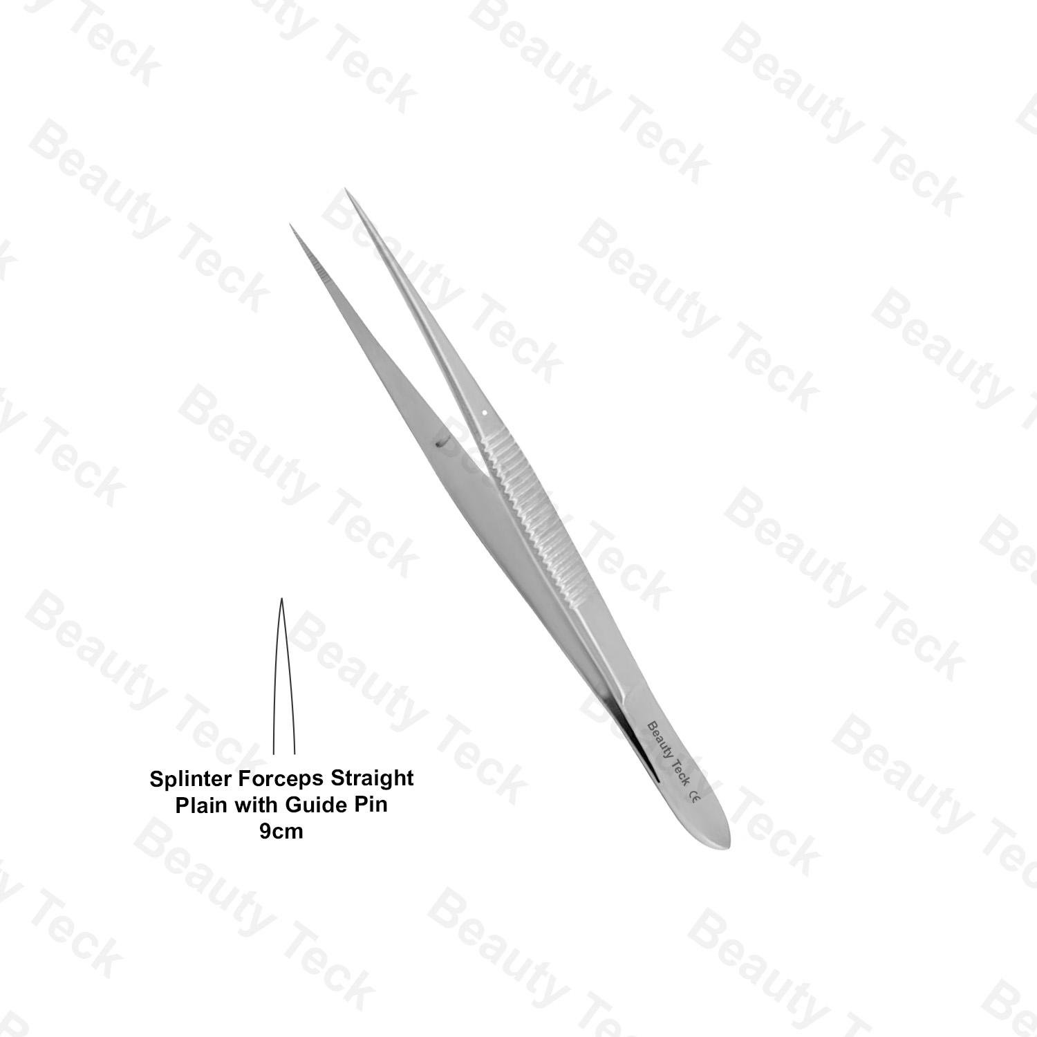 SPLINTER FORCEPS (9cm) STRAIGHT PLAIN