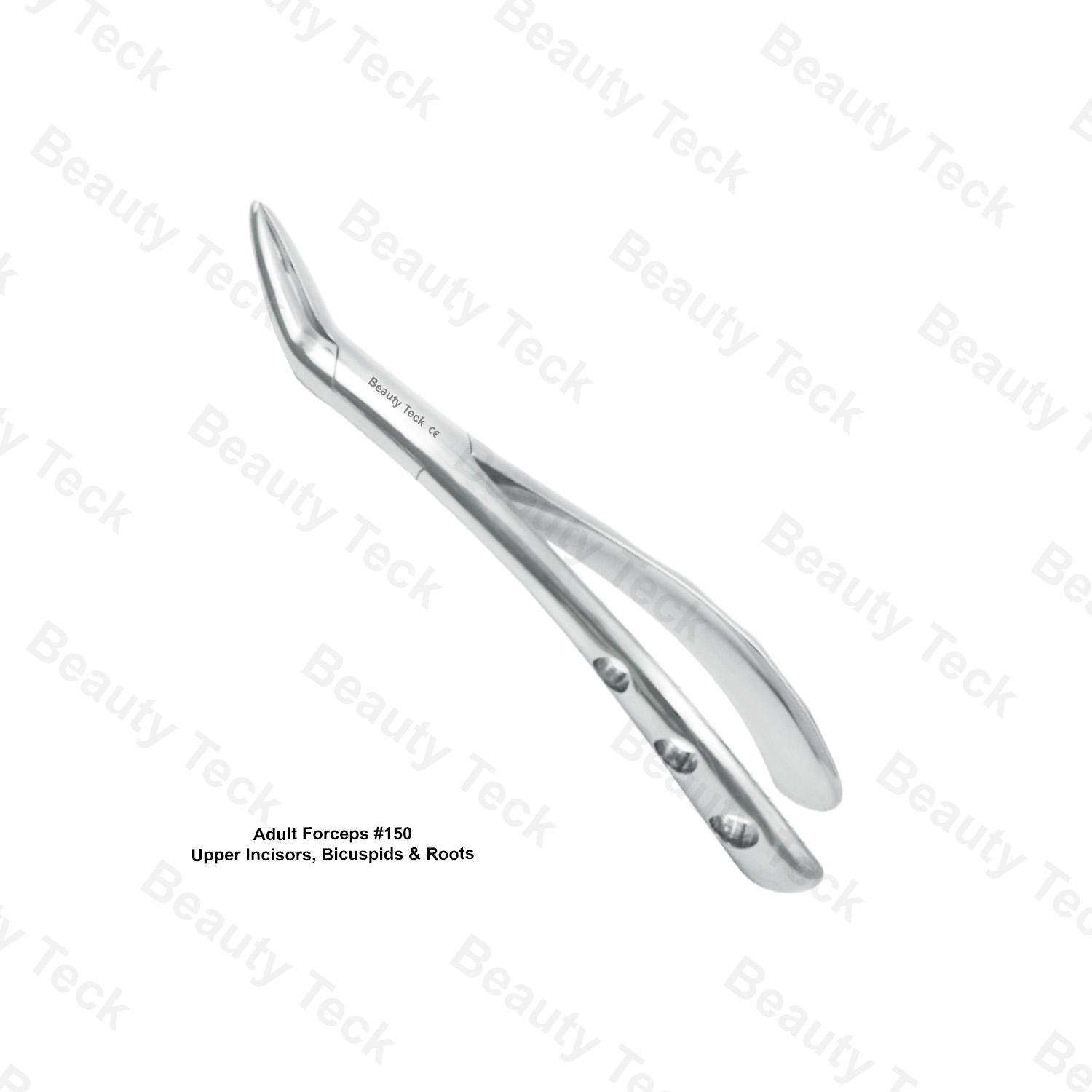STANDARD ADULT EXTRACTING FORCEPS  #150  (Upper incisors, bicuspids)