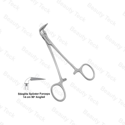 STIEGLITZ SPLINTER FORCEPS 90° ANGLED