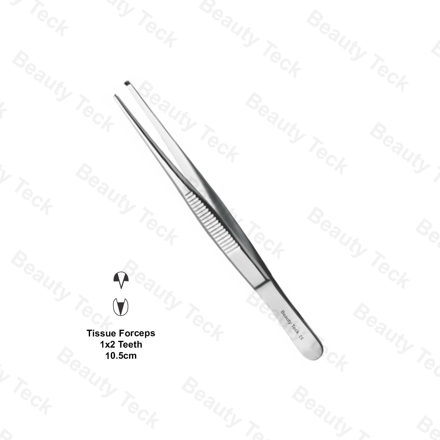 TISSUE FORCEPS 1×2 (10.5cm)