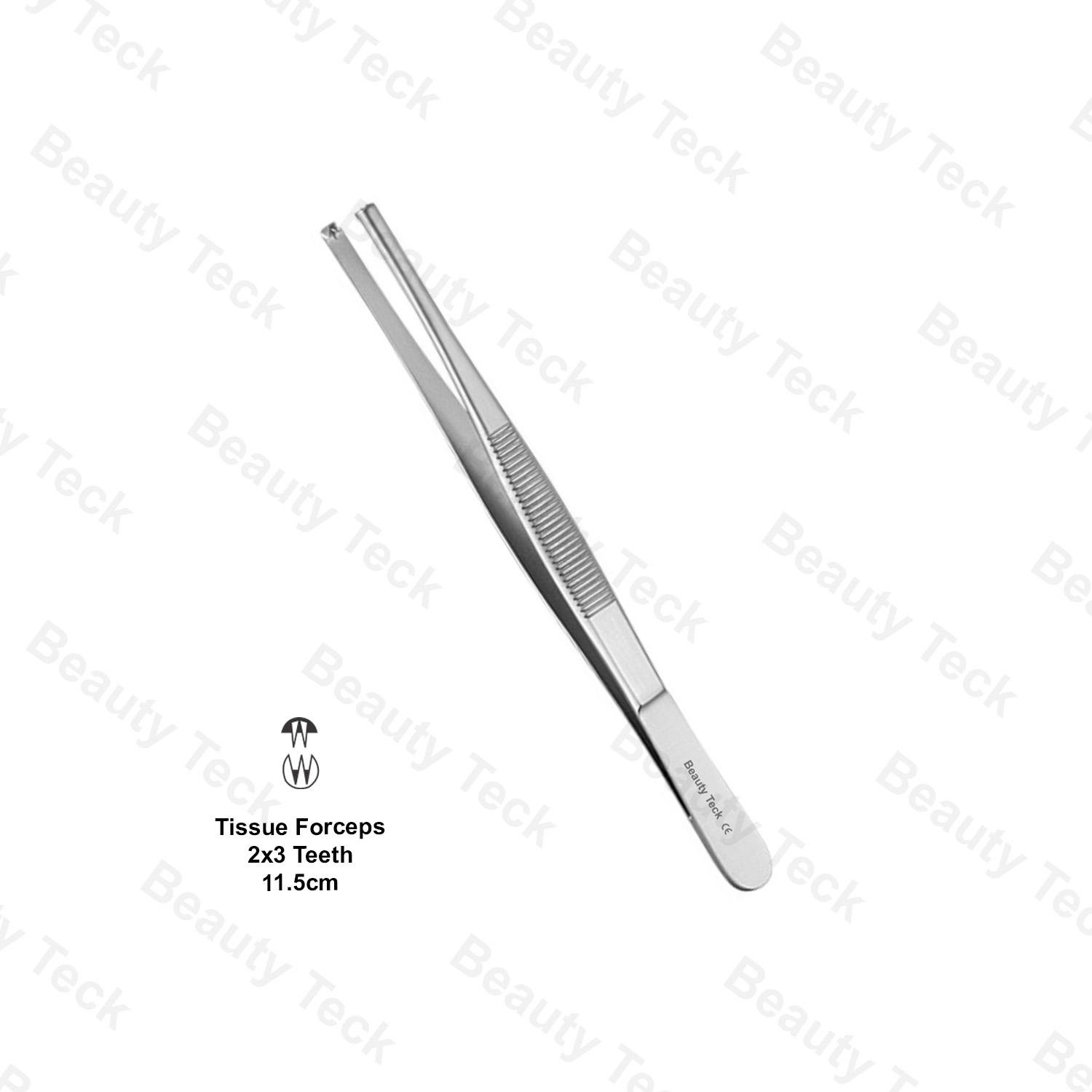 TISSUE FORCEPS 2×3 (11.5cm)