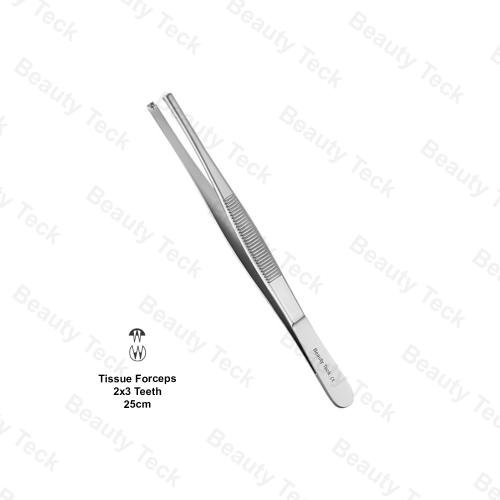 TISSUE FORCEPS 2×3 (25cm)