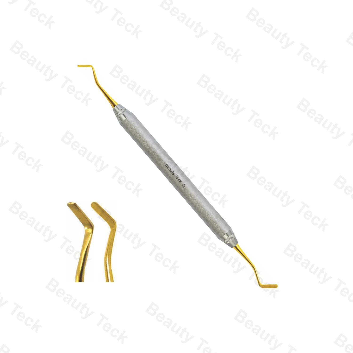 TOOTH FILLING RESTORATION INSTRUMENT SPATULA GOLD TIP 8