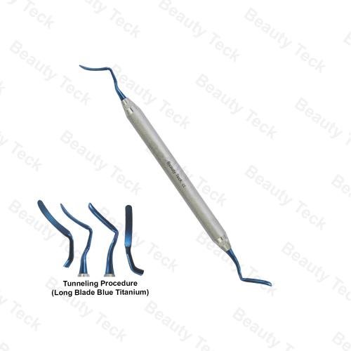 TUNNELING PROCEDURE LONG BLADE BLUE TITANIUM