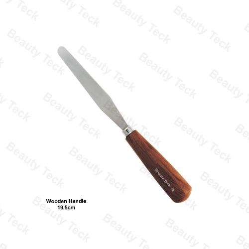 WAX SPATULAS (wooden handle, 19.5cm)