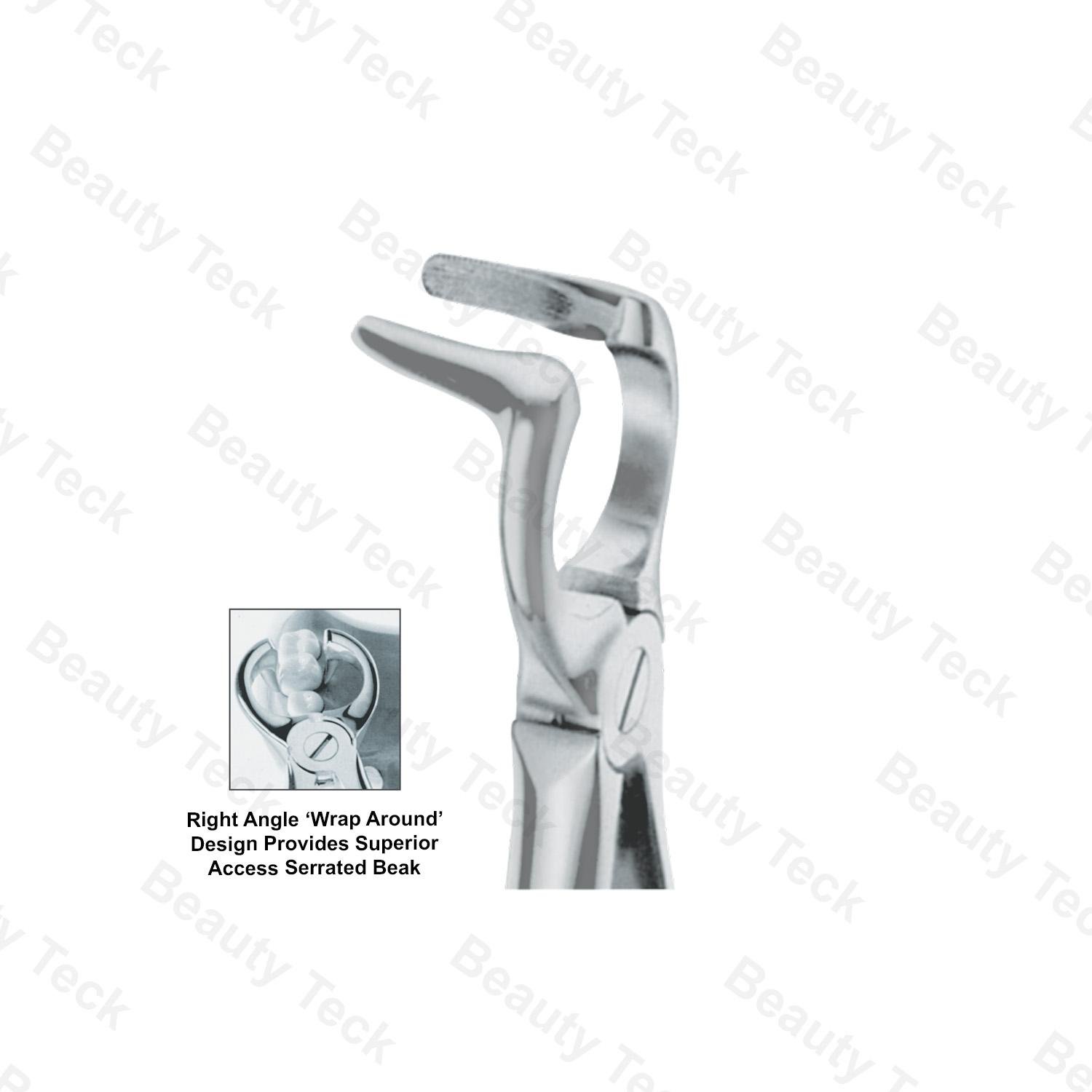EXTRACTING FORCEPS AMERICAN PATTERN WRAP AROUND EXTRACTION FORCEP RIGHT ANGLE 